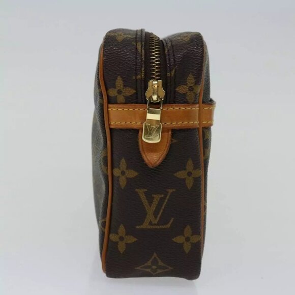 LOUIS VUITTON Monogram Compiegne 23 Clutch Bag M51847 LV Auth - Picture 13 of 16